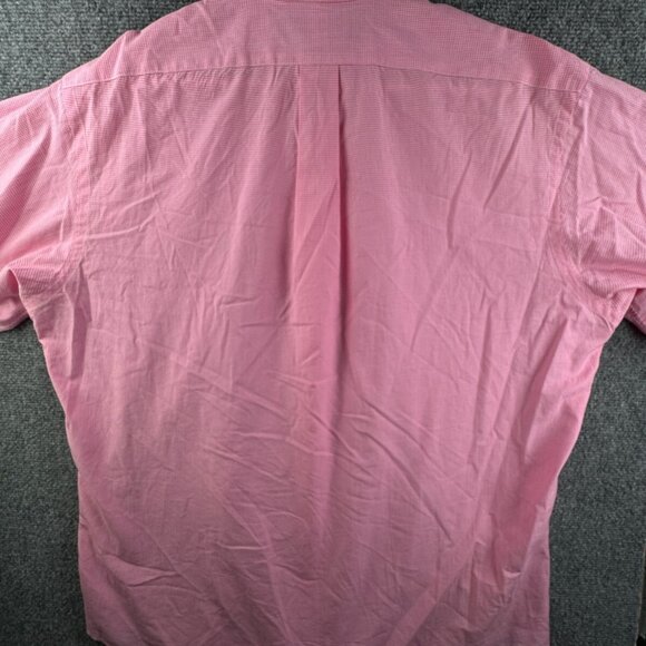 Ralph Lauren Long Sleeve Button Up Shirt Cotton Pink Check Yarmouth 16.5 34/35 - Picture 11 of 12